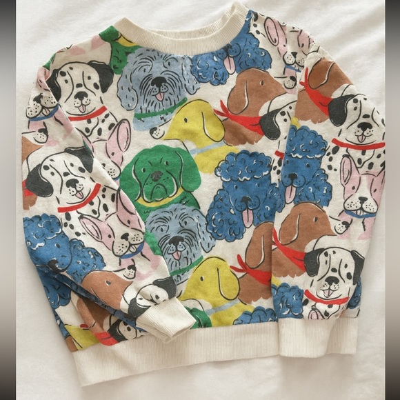 Mini Boden Other - Mini Boden Multicolor Dog Print Sweatshirt